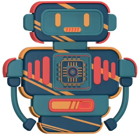 Ai Robot  3D Icon