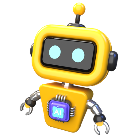 Ai Robot  3D Icon