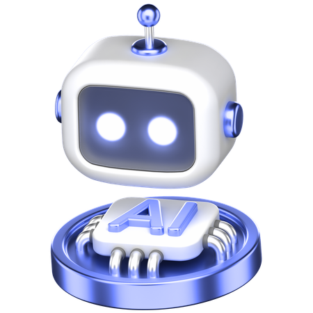 Ai Robot  3D Icon