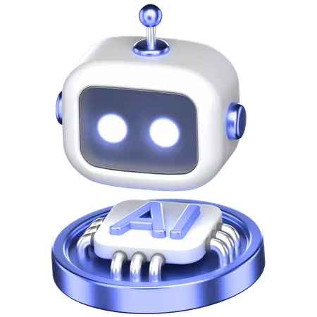 Ai Robot  3D Icon