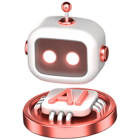 Ai Robot  3D Icon