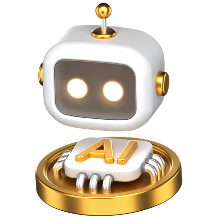Ai Robot  3D Icon