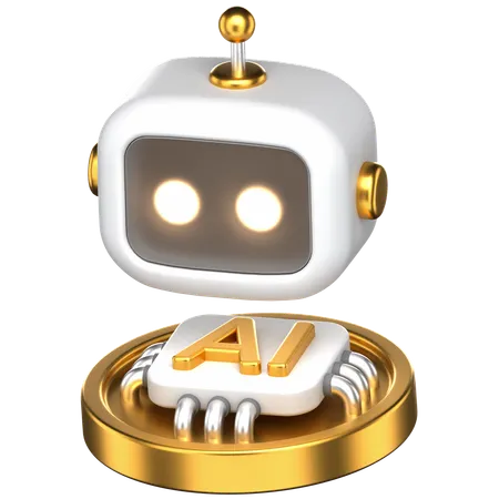 Ai Robot  3D Icon