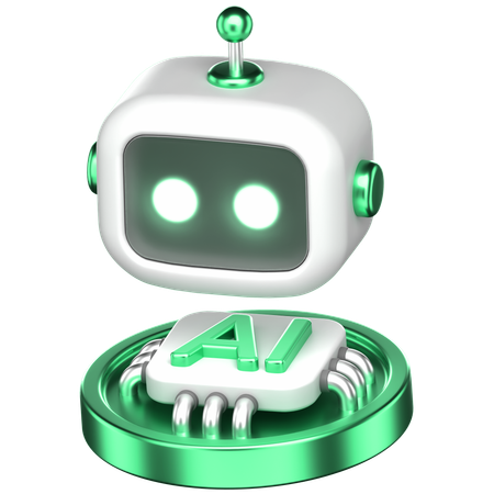 Ai Robot  3D Icon