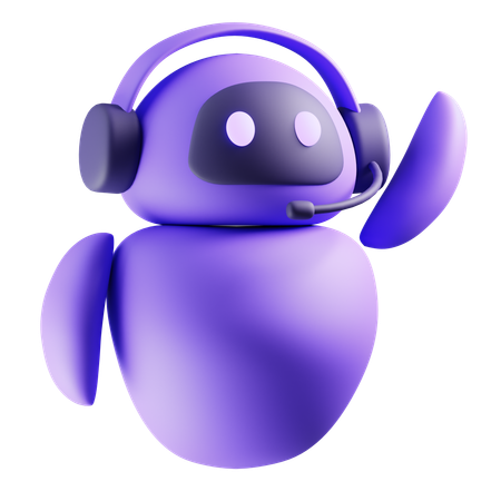 Ai Robot  3D Icon