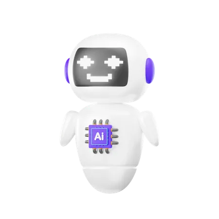 Ai Robot  3D Icon