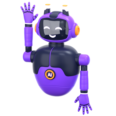 Ai robot  3D Icon