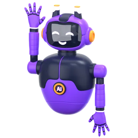 Ai robot  3D Icon