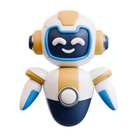 Ai Robot  3D Icon