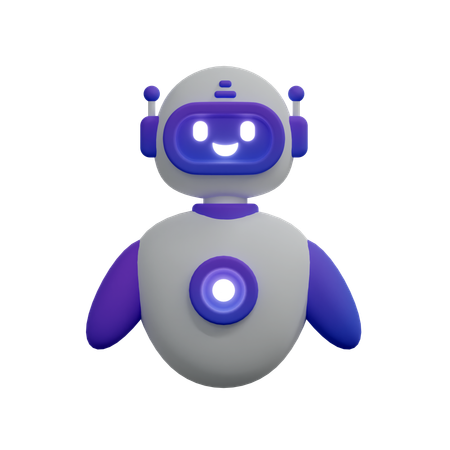 Ai Robot  3D Icon