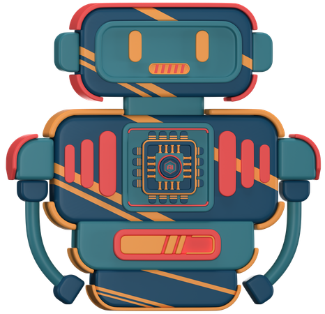 Ai Robot  3D Icon