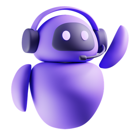 Ai Robot  3D Icon