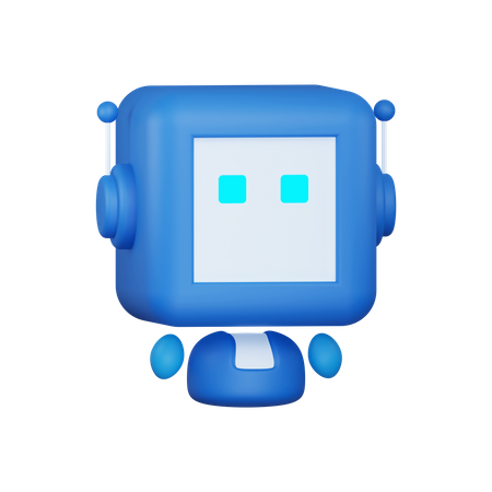 Ai robot  3D Illustration