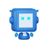 3d robot emoji