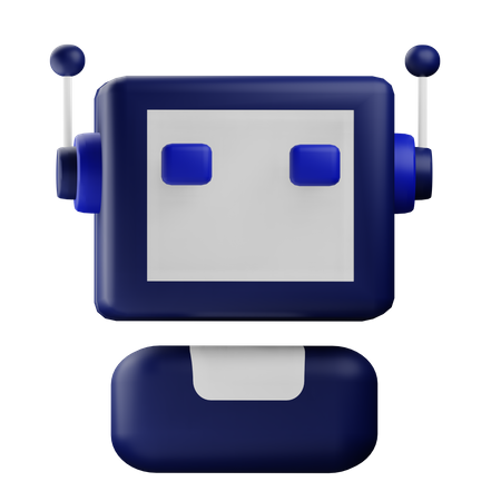IA robotique  3D Icon
