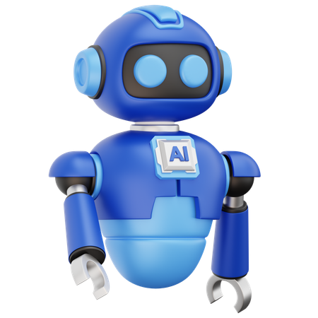 AI Robot Assistant  3D Icon