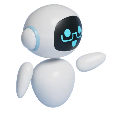 Ai Robot Character Lecturing  3D Icon