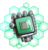 Ai Robot Hand Hold Chip