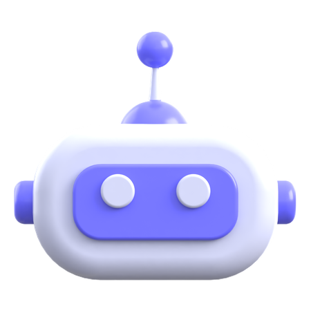 Ai Robot Head  3D Icon