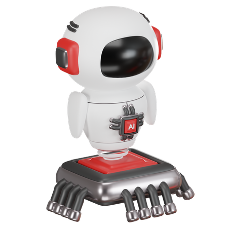 Ai Robotic  3D Icon