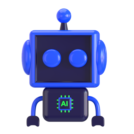 Ai Robotic  3D Icon