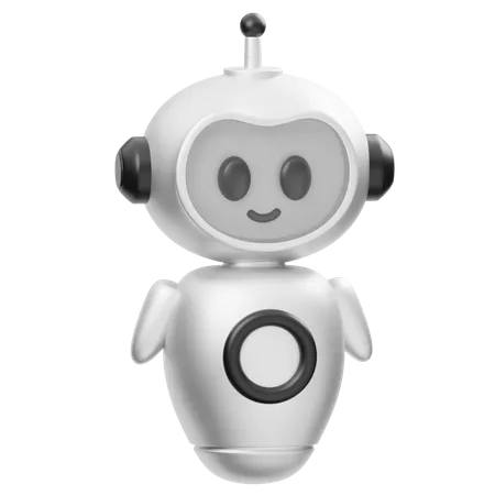 AI Robotic  3D Icon