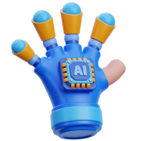 Ai robotic hand  3D Icon