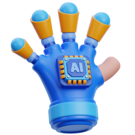 Ai robotic hand  3D Icon