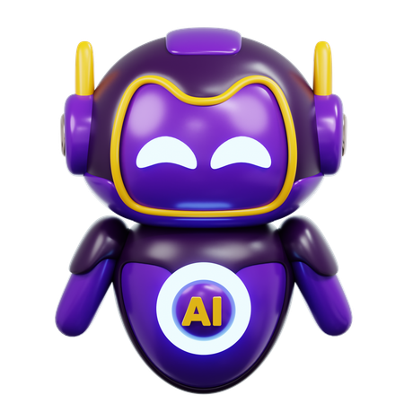 Ai robótica  3D Icon