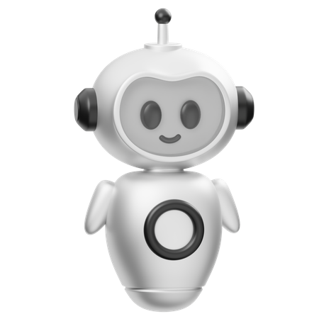IA robótica  3D Icon