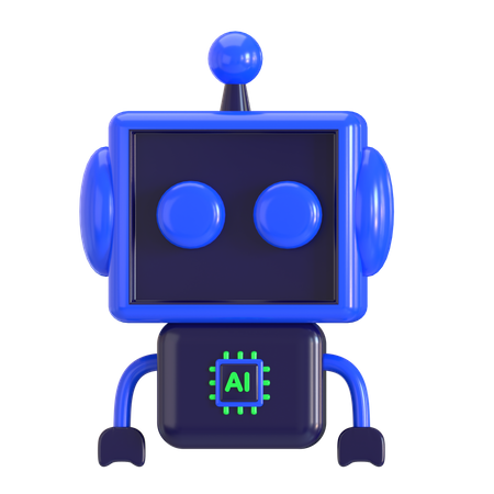 Ai robotique  3D Icon