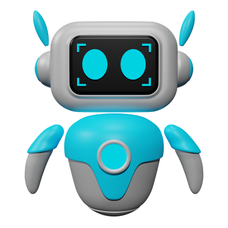 AIロボット  3D Icon