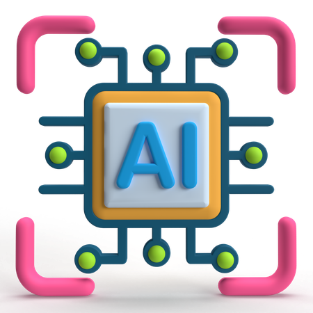 Ai Scan  3D Icon