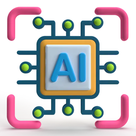 Ai Scan  3D Icon