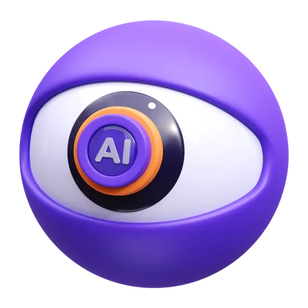 Ai Scanner 3 D Illustration Icon 3D Icon
