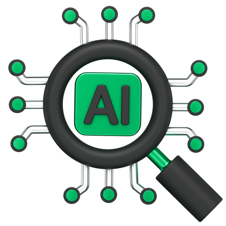 Ai Search  3D Icon