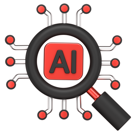 Ai Search  3D Icon