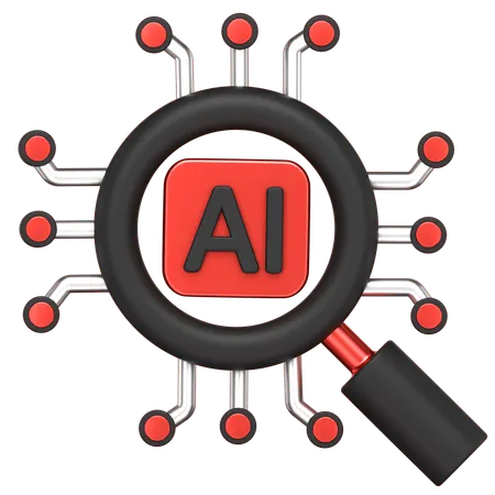 Ai Search  3D Icon