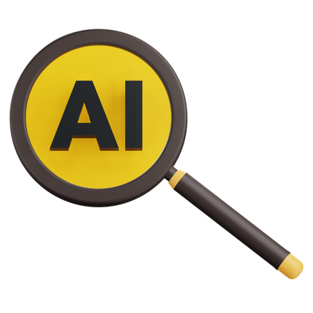 Ai Search  3D Icon