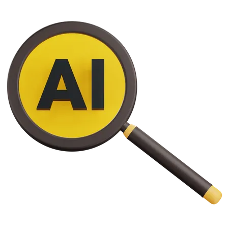 Ai Search  3D Icon