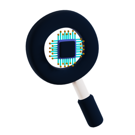 Ai Search  3D Icon