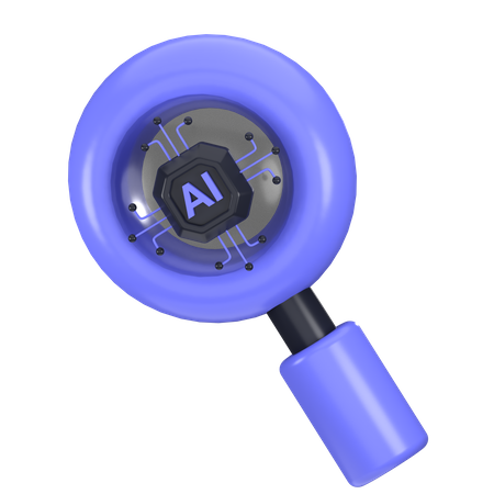 Ai Search  3D Icon