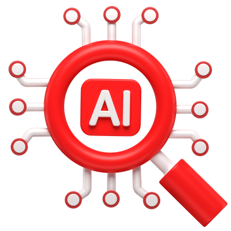 Ai Search  3D Icon