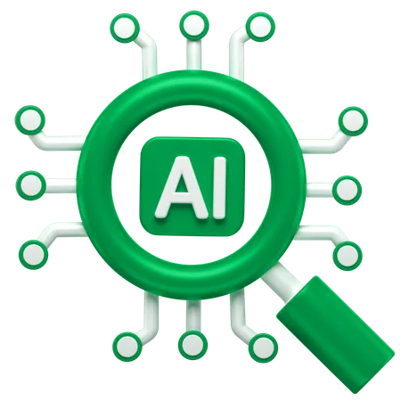 Ai Search  3D Icon