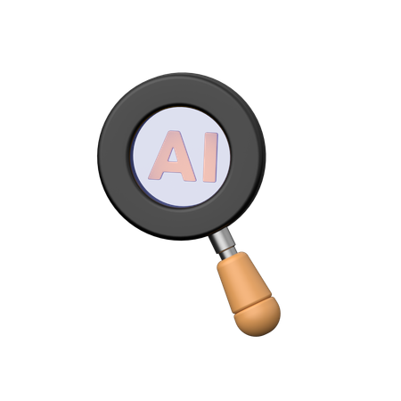 Ai Search  3D Icon