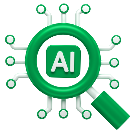 Ai Search  3D Icon