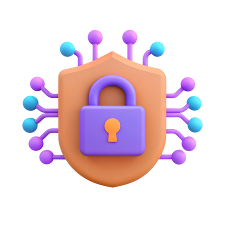 AI Security  3D Icon