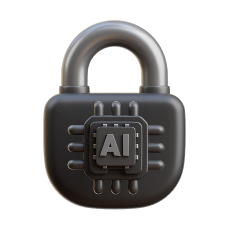 AIセキュリティ  3D Icon