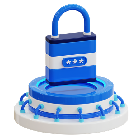 Ai Security  3D Icon