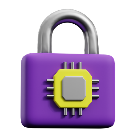 AI Security  3D Icon